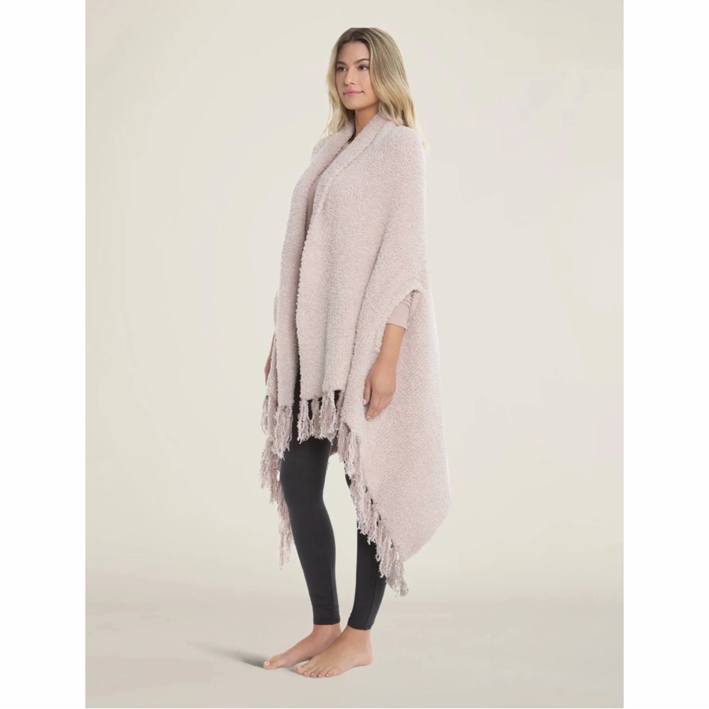 Barefoot Dreams Cozychic Luxe Laguna Fringe Wrap Cardigan